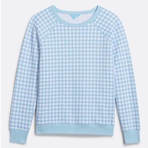 Draper James gingham sweatshirt